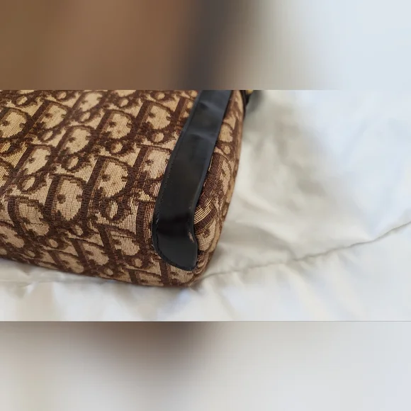 Vintage Christian Dior TrotterBrownShoulder Bag